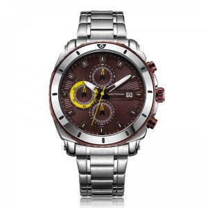 dniel gorman stainless steel luxury waterproof quartz oem brand hands wristwatches custom logo wrist watch men