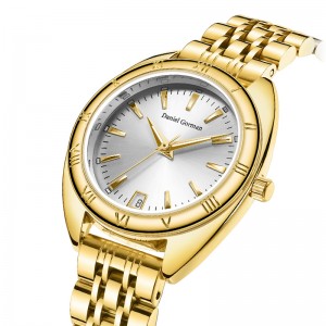 Daniel Gorman an22415 unique design luxury fashion women's watch gold ice bound watch women's wrist luxury